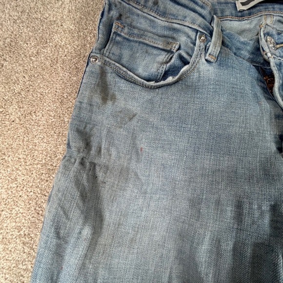 Levis 712 Slim Jeans Light Wash Blue Mid Rise Denim 29x27 - Picture 5 of 11